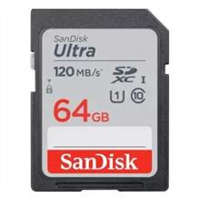 کارت حافظه SDXC سن دیسک مدل Ultra سرعت 120MBps ظرفیت 64 گیگابایت 
